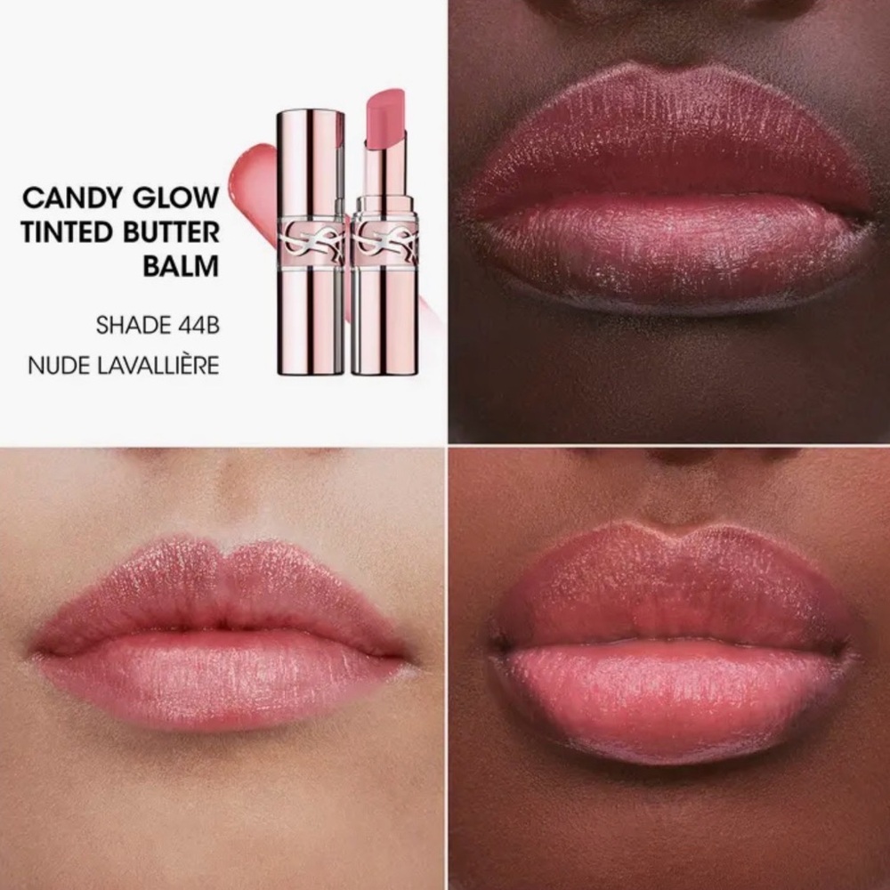 NEW YSL pH Activated Candy Glow Tinted Butter Balm 44B Nude Lavalliere NWOB - Picture 2 of 3
